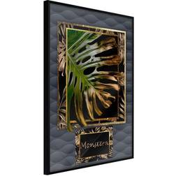 Arkiio Affisch Gilded Monstera [Poster] 30x45 Poster